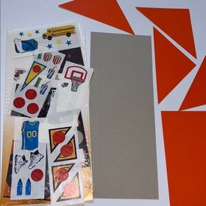 Creative Memories Basketball Combination Pack with Orange and Brown Accents